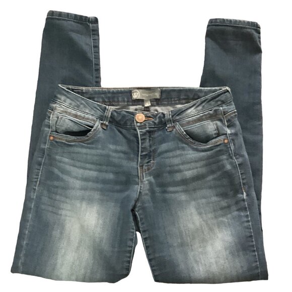 Wit & Wisdom Ab-Solution Skinny Ankle Jeans Lt-Med Wash Sz 4 (30.5x30) Blue 186A - Picture 5 of 11